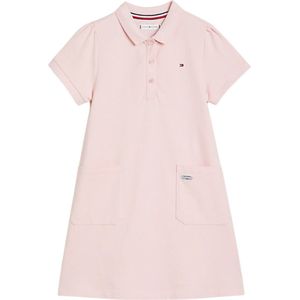 Tommy Hilfiger POLO DRESS Meisjes Jurk - Pink - Maat 16