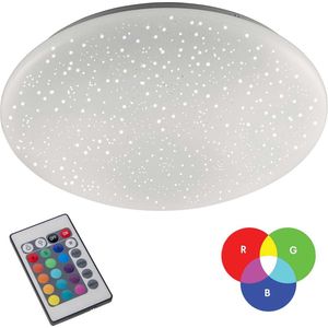 Leuchten Direct Bex Plafondlamp - 1 lichts - Ø 390 mm - Wit