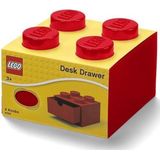 LEGO - Bureaulade Brick 4, Rood