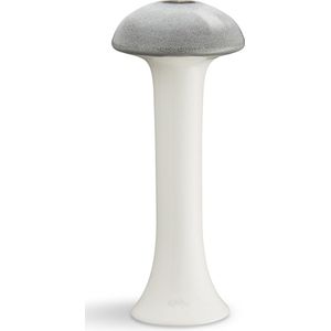 Kahler Design Ahlmann Kandelaar - 20 cm - Grijs/Wit