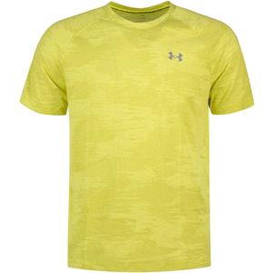 Under Armour Streaker Speedcamo T-shirt Met Korte Mouwen Geel L Man