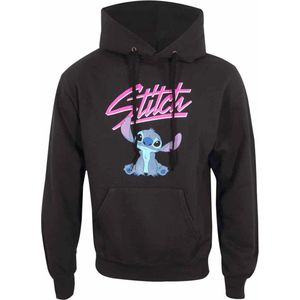 Disney Lilo & Stitch - Stitch Script Hoodie - M - Zwart