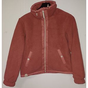 Ragwear dames vest - Fleece / teddy vest dames - wintervest - Nordicka - oud roze - maat XL