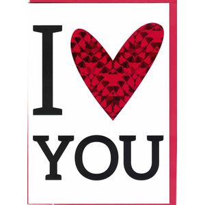 Kaart - Valentijn - I Love You SVS11