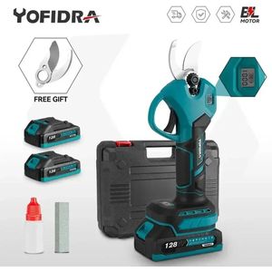 Fayb Snoeischaar - Heggenschaar - Elektrische snoeischaar - Takkenschaar - Inclusief 2 accu's - 30mm - 18V - Lichtgewicht - Voor Makita batterij