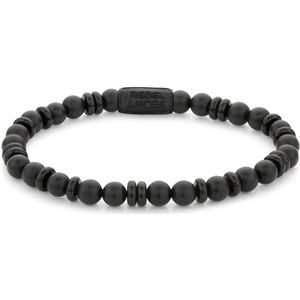 REBEL & ROSE Black-series Variations All-Black - 6mm RR-60107-B-17.5 cm