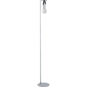 EGLO Apricale Vloerlamp - 1 lichts - Ø22 cm - E27 - Grijs - Zwart