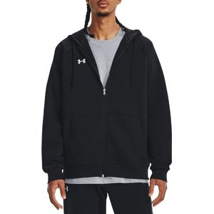 Under Armour UA Rival Fleece FZ Hoodie Heren Vest - Zwart - Maat L