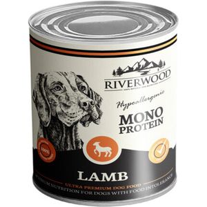 Riverwood Blik Dog Hondenvoer Monoproteine Lam 400 gr