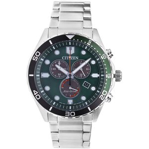 Citizen OF Sporty Aqua AT2561-81X Horloge - Staal - Zilverkleurig - Ø 43 mm