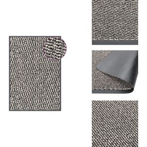 vidaXL Deurmat - Entreemat - Lichtbruin - 40 x 60 cm (B x L) - 100% PP tuft - Deurmat
