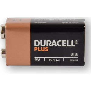 Duracell Alkaline Batterij - Betrouwbare Energie voor Elk Apparaat - Enkele Stuk - AA, AAA, C, D - 9V Alkaline - 550mAh - Zwart