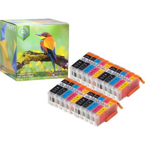 Ink Hero - 20 Pack - Inktcartridge / Alternatief voor de Canon CLI-571 PGI-570 PIXMA MG5750 MG5751 MG5752 MG5753 MG6850 MG6851 MG6852 MG6853 TS5050 TS5051 TS5053 TS5055 TS6050 TS6051 TS6052