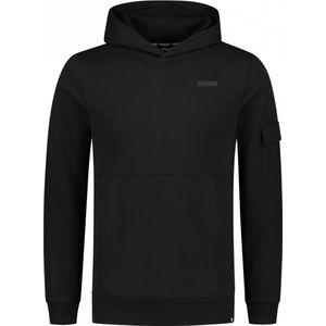 Ballin Amsterdam - Heren Slim fit Sweaters Hoodie LS - Black - Maat XS