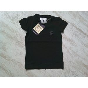 Retour Denim de luxe T-shirt zwart v hals maat 92