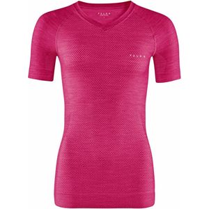 Falke - Wool Tech Light Korte Mouw Shirt - Roze - Dames