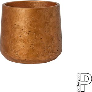 Pottery Pots Bloempot Patt Metalic Copper-Koper D 13,5 cm H 11 cm