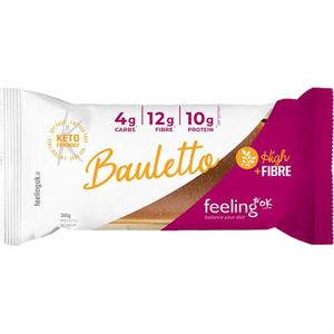 Feeling OK | Bauletto Optimize | 1 x 300 gram | Koolhydraatarm Brood| Perfect voor een koolhydraatarm ontbijt of lunch