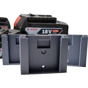 Bosch professional blauw accu houder / battery mount / accu wand houder - 18V
