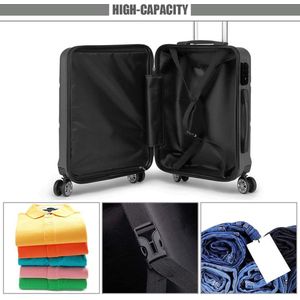 Handbagage /Trolley Suitcase Set, Lightweight 4 rolls carry-on trolley suitcase board luggage cabin trolley travel suitcase luggage \Trolley Suitcase Set