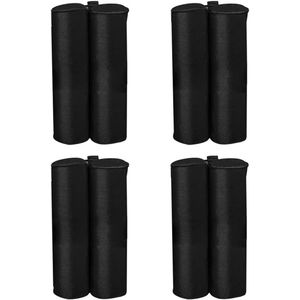 Zandzakken voor Gazebo - Verankering voor Tenten - Set van 4 - Zwart