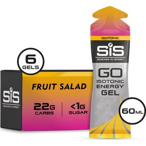 Science in Sport - SiS Go Isotonic Energygel - Energie gel - Isotone Sportgel - Fruit salad Smaak - 6 x 60ml