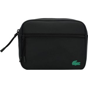 LACOSTE Schoudertas Slingtas LCST Reporter Bag Jacquard Webbing Noir Zwart