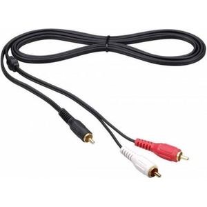 Thomson KBA203G audio kabel 1,5 m RCA 2 x RCA Zwart