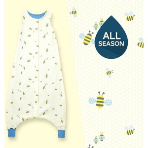 SuperLove Merino Toddler Sleeping Bag - All Season - Bumble Small (76-95 cm)