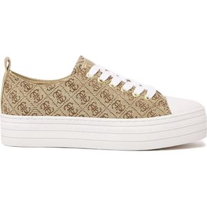 Guess Brigs 5 Active Lady - Maat 39 - Dames Sneakers - Beige-Bruin