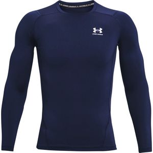 Under Armour UA HG Armour Comp LS Heren Sportshirt - Blauw - Maat XXL