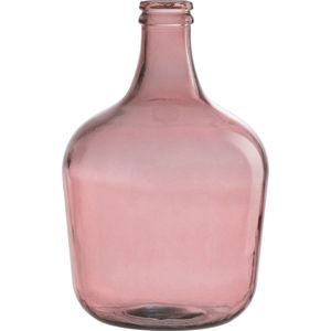 J-Line vaas Fles Terra - glas - medium