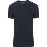 Slater 7510 - BASIC FIT 2-pack T-shirt ronde hals korte mouw navy XXL 100% katoen