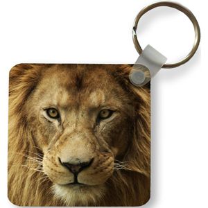 Sleutelhanger - Uitdeelcadeautjes - Portretfoto Afrikaanse leeuw - Plastic