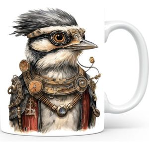 Mok met Specht Donzig Beker voor koffie of tas voor thee, cadeau voor dierenliefhebbers, moeder, vader, collega, vriend, vriendin, kantoor