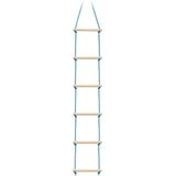 Slackers Ninja-touwladder 2,5 Meter Blauw