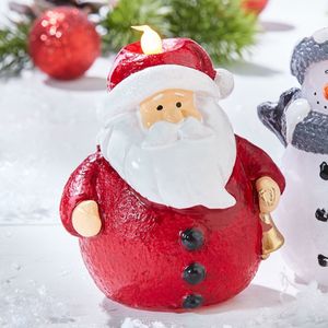 Figuur van was met leds »Kerstman «