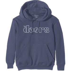The Doors - Logo Hoodie/trui - L - Blauw