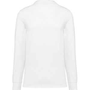 T-shirt Unisex 4XL WK. Designed To Work Ronde hals Lange mouw White 100% Katoen