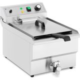 Royal Catering Elektrische friteuse - 13 L - 3000 W - aftapkraan - koude zone