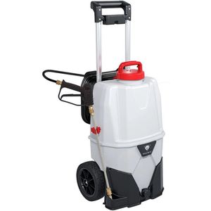 Elektrische spray drukspuit - Zuurbestendig - Schoonmaak - reiniging - softwash - autoreiniging - drukspuit elektrisch - elektrische sprayer - drukspuit met troley - drukspuit accu - drukspuit batterij - drukspuit zuurbestendig - Osmose - drukspuit