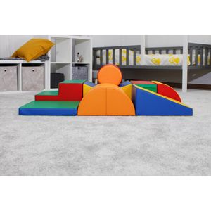 Iglu Foam blokken set XXL - speelblokken - 8 delig - 20 cm hoog - Primaire kleuren