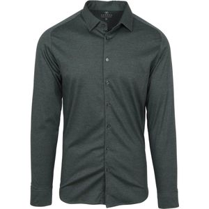 Desoto - Overhemd Strijkvrij Kent Groen - Heren - Maat XS - Slim-fit