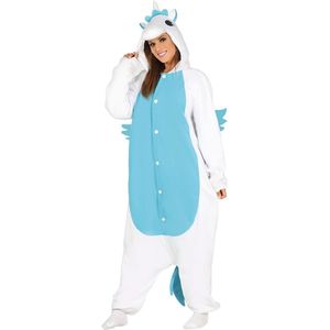 Fiestas Guirca - Onesie Unicorn (iriserend/ blauw) - maat L (42-44)