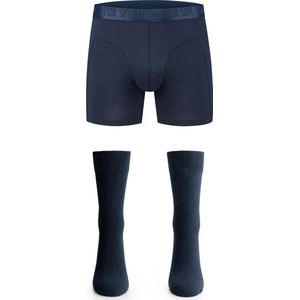 Ton Sur Ton - Herenondergoed - Heren Boxershort - Mannen sokken - Heren Sokken - Heren Onderbroeken - Marine XL/41-46