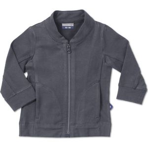 Silky Label vest met rits Glacier grey - maat 98/104 - grijs