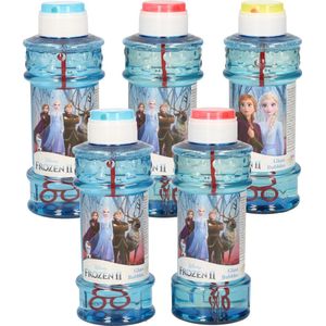 8x Disney Frozen 2 bellenblaas flesjes met spelletje 300 ml voor kinderen - Uitdeelspeelgoed - Grabbelton speelgoed