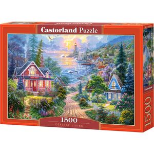 Castorland Puzzel Coastal Living - 68cm - 1500 Stukjes
