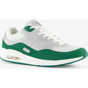 Osaga heren sneakers met airzool groen wit - Maat 44 - Uitneembare zool