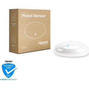 FIBARO Flood Sensor - Watermelder met akoestisch alarm - Z-Wave - Met batterij